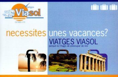 POSTAL PV07769: Publicidat Viatges Viasol, Girona