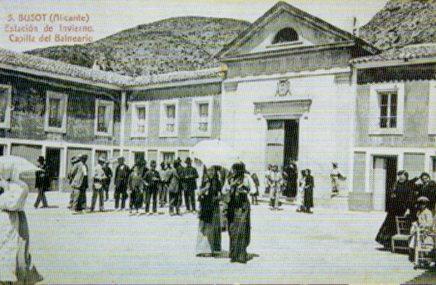 POSTAL PV07957: Estacion de Invierno y Capilla del Balneario de Busot, Alicante  (ver descripcion)