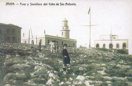 POSTAL PV07954: Faro y Semaforo del Cabo de San Antonio en Javea, Alicante (ver descripcion)