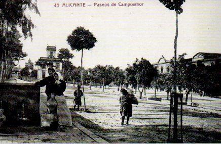 POSTAL PV07940: Paseos de Campoamor, Alicante (ver descripcion)