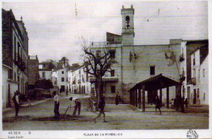 POSTAL PV07953: Paseo de la Republica en Altea, Alicante (ver descripcion)
