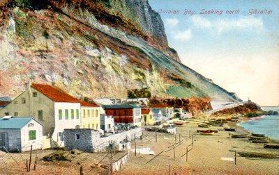POSTAL PV07980: Catalan Bay looking north, Gibraltar