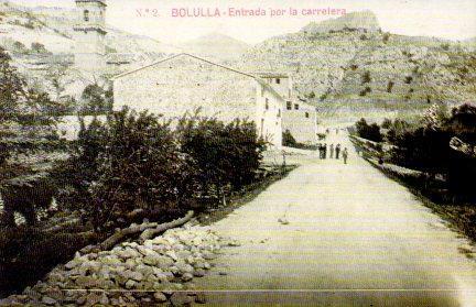 POSTAL PV07883: Entrada por la carretera a Bolulla, Alicante (ver descripcion)