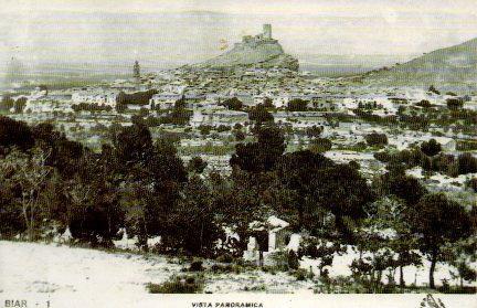 POSTAL PV07896: Vista panoramica de Biar, Alicante (ver descripcion)