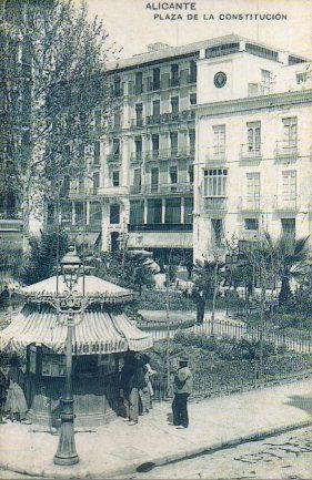 POSTAL PV07864: Plaza de la Constitucion, Alicante (ver descripcion)