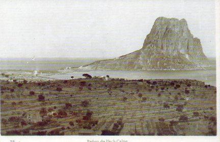 POSTAL PV07876: Vista panoramica del Peñon de Ifach en Calpe (ver descripcion)