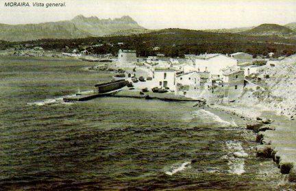 POSTAL PV07898: Vista general de Moraira (ver descripcion)