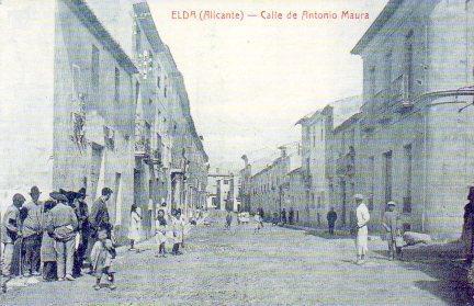 POSTAL PV07902: Calle de Antonio Maura en Elda, Alicante (ver descripcion)