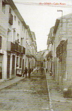 POSTAL PV07907: Vista calle Mayor en Denia, Alicante (ver descripcion)