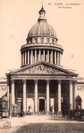 POSTAL PV08306: The Pantheon façane principale, Paris