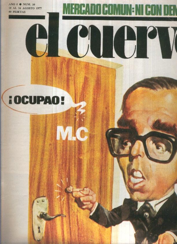 El Cuervo revista de humor numero 010 (1977): Basilio Martin Patino