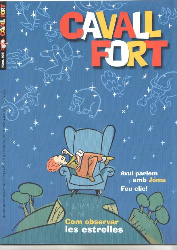 Revista: Cavall Fort num 935, juliol 2001. Inclou el desplegable Amics del barri