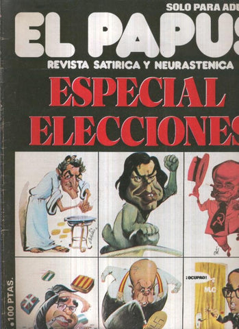 El Papus revista de humor numero especial elecciones