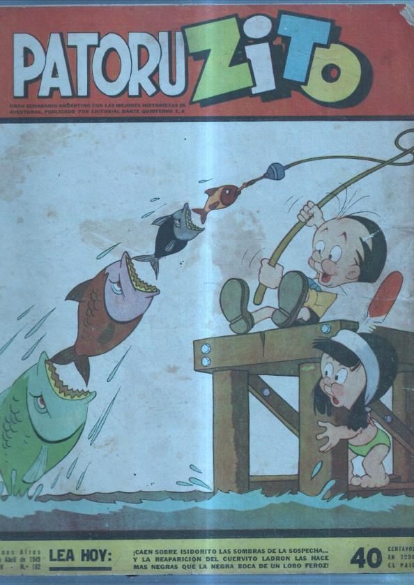 Patoruzito numero 182: falta pagina 3/4, alguna pagina rajada