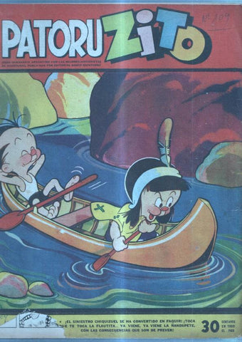 Patoruzito numero 109: Flash Gordon (roto parte inferior cubierta segun imagen)