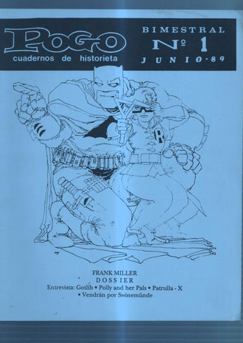 Fanzine:  Pogo cuadernos de historietas numero 1: Frank Miller