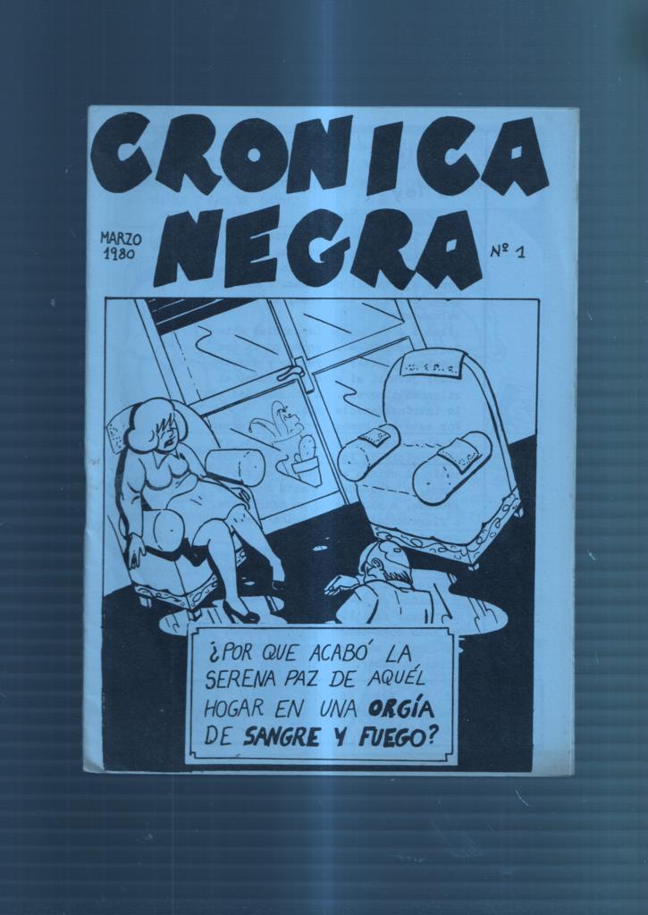 Fanzine:  Cronica Negra numero 1 