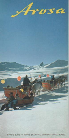 Varios E00423: Guía de Arosa (Suiza) en inglés