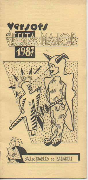 Varios E00478: Guía Versots de Festa Major 1987 