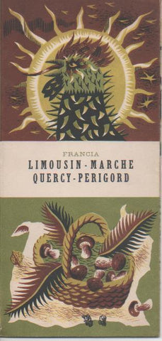 Varios E00426: Mapa guía de Limoisin-Marche, Quercy-Perigord (Francia) en castellano