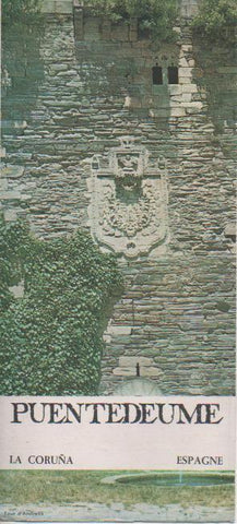 Varios E00454: Folleto turístico Puentedeume. La Coruña, en frances
