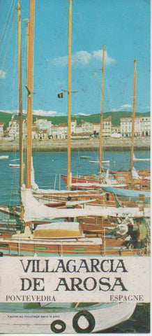Varios E00457: Folleto turístico de Villagarcia de Arosa. Pontevedra