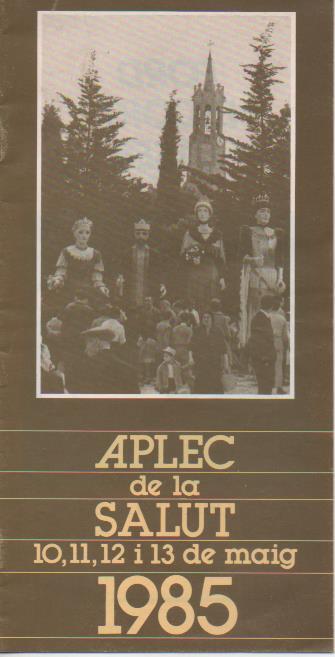 Varios E00553: Aplec de la Salut Maig de 1985
