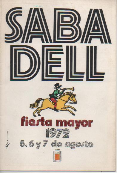Varios E00518: Programa de Fiesta Mayor 1972
