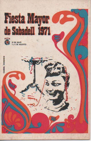 Varios E00505: Programa Festa Major de Sabadell 1971
