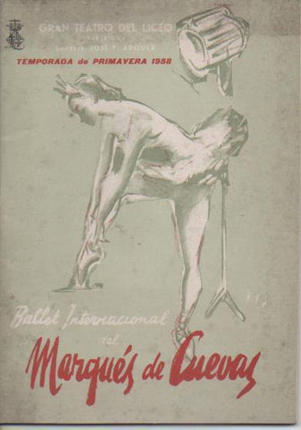 Varios E00445: Guía temporada primavera 1958 Gran Teatro del Liceo