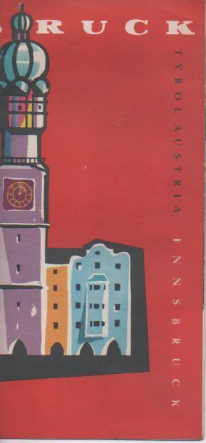 Varios E00440: Folleto Innsbruck , Tyrol (Austria)