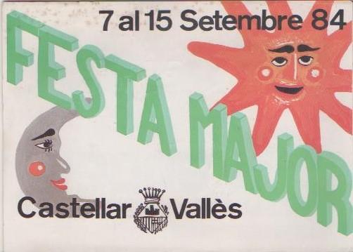 Varios E00559: Programa de  Festa Major Castellar Vallès 1984