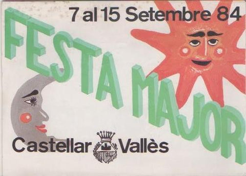 Varios E00559: Programa de  Festa Major Castellar Vallès 1984