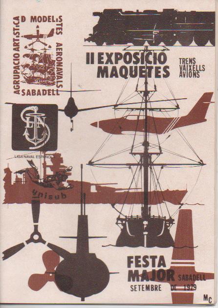 Varios E00511: Programa de Festa Major Sabadell 1979 