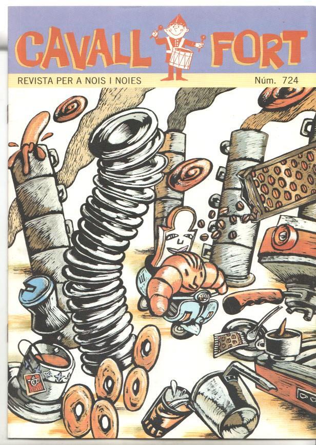 Revista: Cavall Fort num 724, setembre 1992 - Portada Tàssies