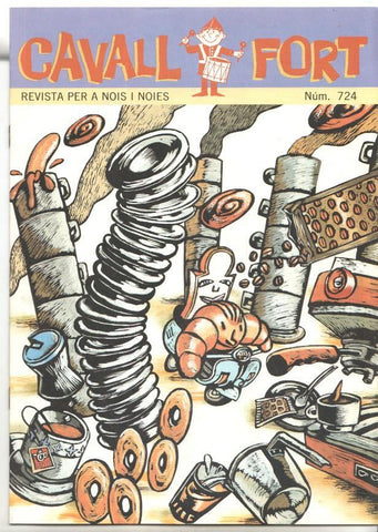 Revista: Cavall Fort num 724, setembre 1992 - Portada Tàssies