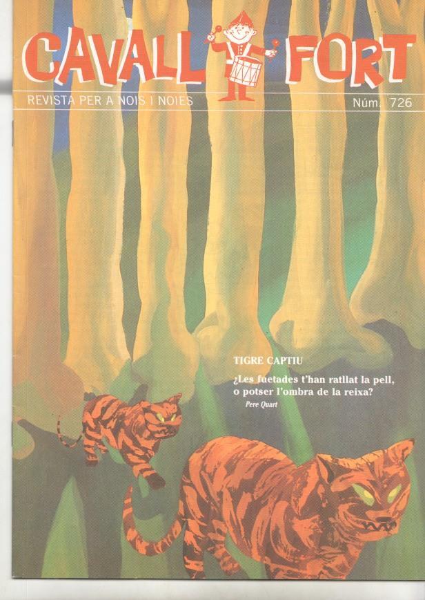 Revista: Cavall Fort num 726, oct 1992 - Tigre captiu