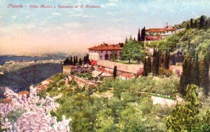 POSTAL PV08644: Villa Medici e Convento di S. Girolamo, Fiesole