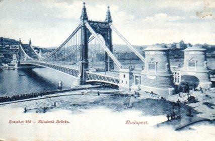POSTAL PV08630: Erzsebet hid - Elisabeth Brucke, Budapest