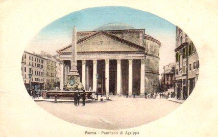 POSTAL PV08649: Pantheon di Agrippa, Roma