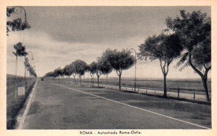 POSTAL PV08655: Autostrada Roma-Ostia, Roma