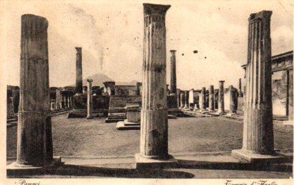 POSTAL PV08654: Templo d'Apollo, Pompei