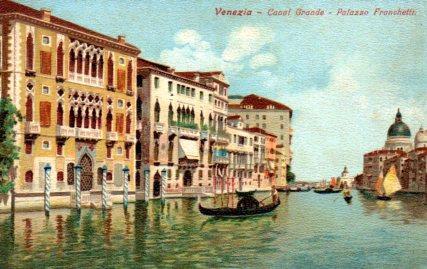 POSTAL PV08653: Canal Grande - Palazzo Franchetti, Venezia