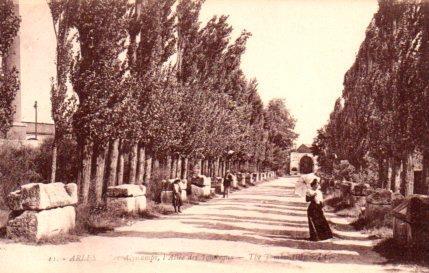 POSTAL PV08579: L'Alle des tombeaux, Arles