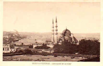 POSTAL PV08560: Jeni-Djami et le port, Constantinople