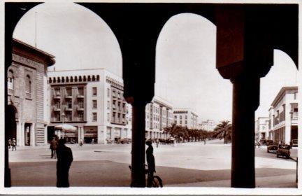 POSTAL PV08588: Perspective de l'avenue Dar-el-Maghzen, Rabat