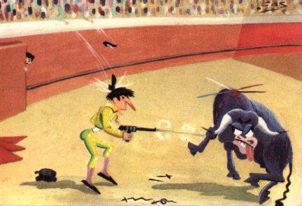 POSTAL PV08762: Colección Comico Taurina ilustrada por Cesc. 11