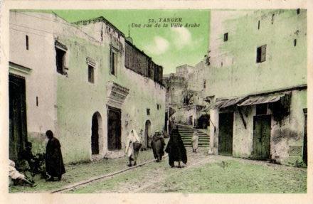 POSTAL PV08790: Una rue de la Ville Arabe, Tanger