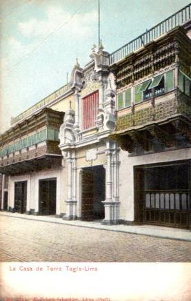 POSTAL PV08781: La Casa de Torre Tagle - Lima