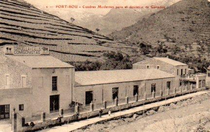 POSTAL PV08689: Port-Bou. Cuadras modernas para el descanso de ganado
